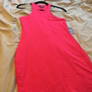 NWT Hotpink express bodycon tank dress size medium